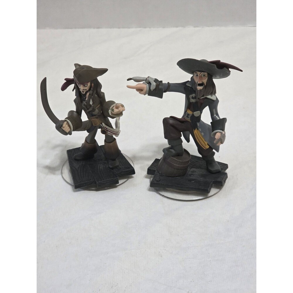Disney Infinity 2.0 Auction Figures Captain Barbossa, Jack Sparrow